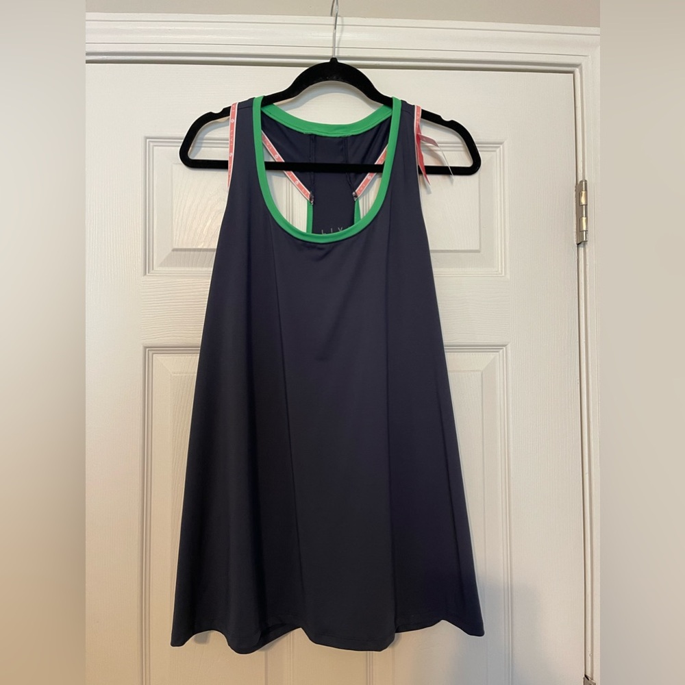 Lane Bryant wicking blue razor back tank 18/20 NEW WITH TAGS